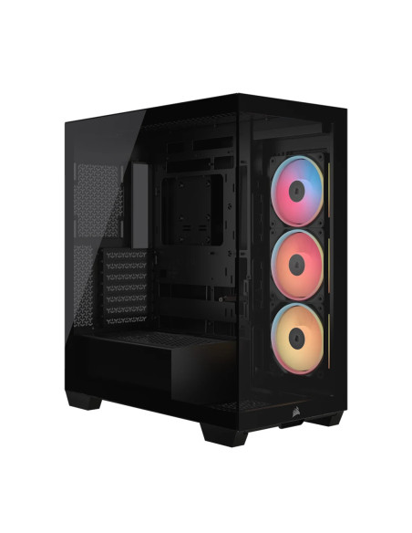 Corsair Midi Tower 3500X LXR LINK TG Negro