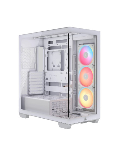 Corsair Midi Tower 3500X LXR LINK TG Blanco