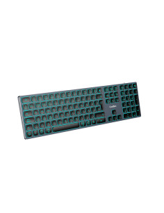 CoolBox TECLADO INALAMBRICO RETROILUMINADO MOONLIGHT KEY B431 USB-C+BT5.1+RF2.4G GRIS OSCURO DE ALUMINIO