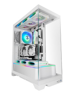 Mars Gaming MCPRISMAW carcasa de ordenador Midi Tower Blanco