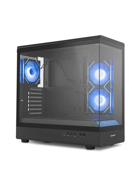 NOX Hummer NXHUMMERSIGNALBK carcasa de ordenador Midi Tower Negro