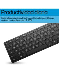 HP Teclado de sobremesa con cable 320K