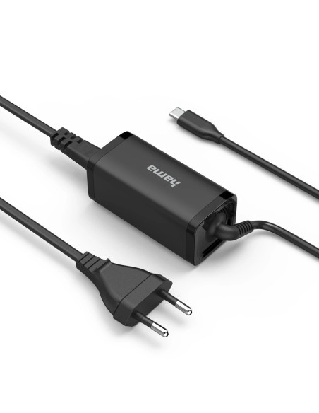 Hama 00200022 adaptador e inversor de corriente Interior   exterior 45 W Negro