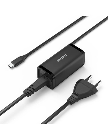 Hama 00200022 adaptador e inversor de corriente Interior   exterior 45 W Negro