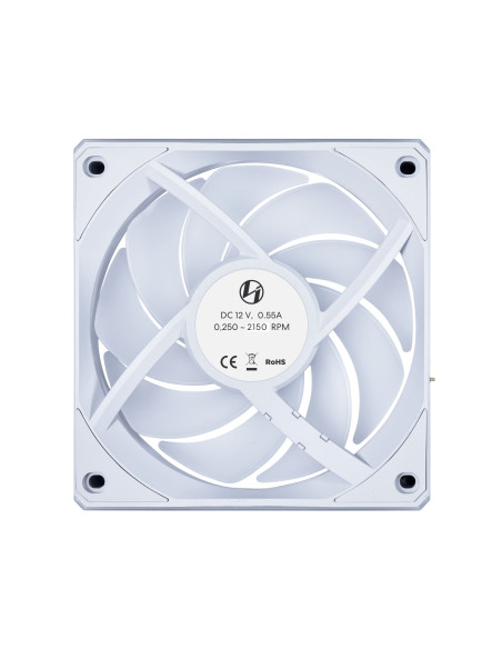 Lian Li 12CL1 Carcasa del ordenador Ventilador 12 cm Blanco