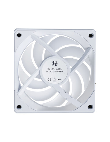 Lian Li 12CL1 Carcasa del ordenador Ventilador 12 cm Blanco
