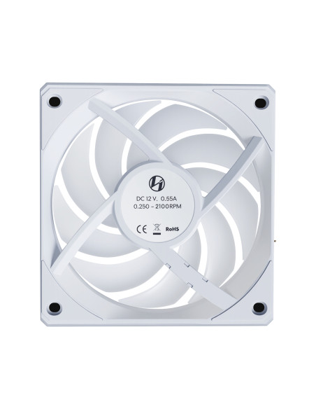 Lian Li 12CL1 Carcasa del ordenador Ventilador 12 cm Blanco