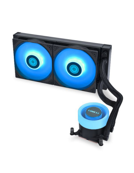 Lian Li GA II LITE Procesador Kit de refrigeración líquida 12 cm Negro