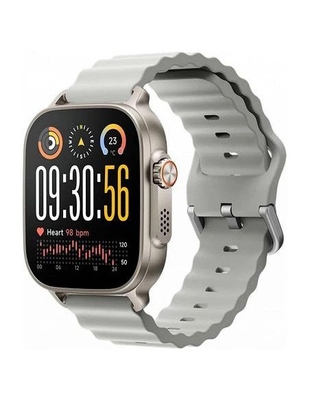 realme Watch 5 5 cm (1.97") AMOLED Digital 390 x 450 Pixeles Pantalla táctil Plata GPS (satélite)