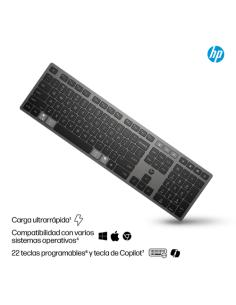 HP Teclado inalámbrico recargable multidispositivo 725