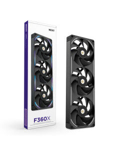 NZXT F360X Carcasa del ordenador Ventilador 12 cm Negro 1 pieza(s) 2