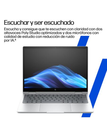 HP EliteBook 8 Flip G1i 13 inch Notebook AI PC Wolf Pro Security Edition Intel Core Ultra 5 225U Híbrido (2-en-1) 33,8 cm (13.3"