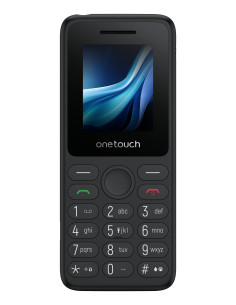 TCL OneTouch 5041 4,57 cm (1.8") 82,8 g Negro Teléfono para personas mayores