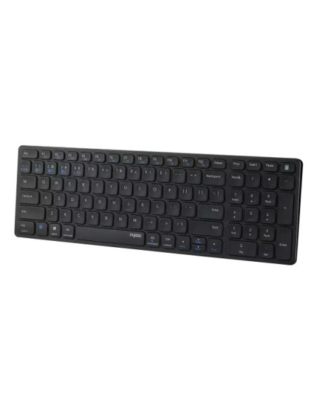 Rapoo 00215871 teclado Oficina RF Wireless + Bluetooth QWERTY Inglés Negro