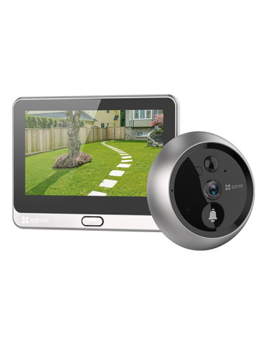 EZVIZ DP2 2K sistema de intercomunicación de video 3 MP 10,9 cm (4.3") Plata