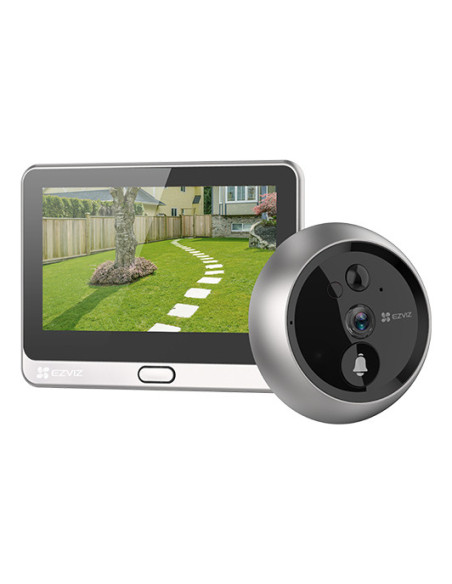 EZVIZ DP2 2K sistema de intercomunicación de video 3 MP 10,9 cm (4.3") Plata