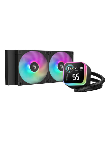 DeepCool LQ240 Procesador Kit de refrigeración líquida 12 cm Negro 1 pieza(s)