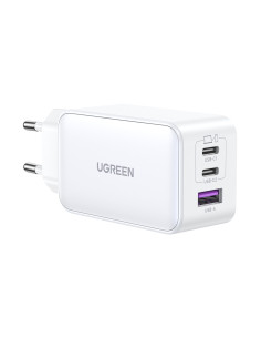 Ugreen Nexode USB-A+2*USB-C 65W GaN Tech Fast Charger White Lector de libros electrónicos, Auriculares, Auriculares, Teléfono 2