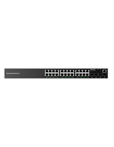Grandstream Networks GWN7803 switch Gestionado L2+ Gigabit Ethernet (10 100 1000) Negro