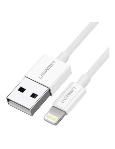 Ugreen cable USB 2.0 A lightning 2m, 5V 2.4A iPhone 7   7plus   6S  6   6 Plus, iPhone 5s 5c 5, iPad Mini Mini 2, iPad 1 m