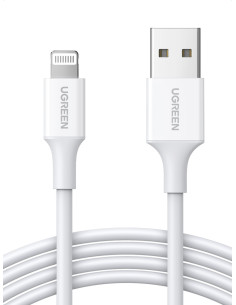 Ugreen cable USB 2.0 A lightning 2m, 5V 2.4A iPhone 7   7plus   6S  6   6 Plus, iPhone 5s 5c 5, iPad Mini Mini 2, iPad 1 m 2