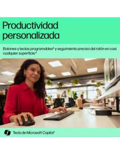 HP Combinación de teclado y ratón inalámbricos recargables multidispositivo 725