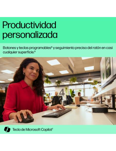 HP Combinación de teclado y ratón inalámbricos recargables multidispositivo 725