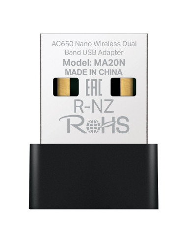 Mercusys MA20N adaptador y tarjeta de red WLAN 650 Mbit s