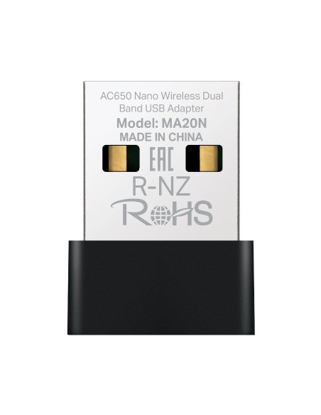 Mercusys MA20N adaptador y tarjeta de red WLAN 650 Mbit s
