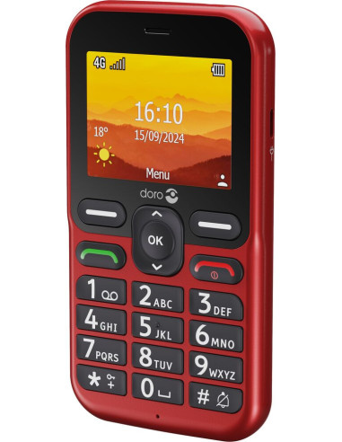 Doro Leva L10 6,1 cm (2.4") 120,7 g Rojo Característica del teléfono