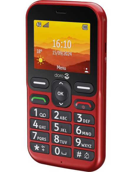 Doro Leva L10 6,1 cm (2.4") 120,7 g Rojo Característica del teléfono