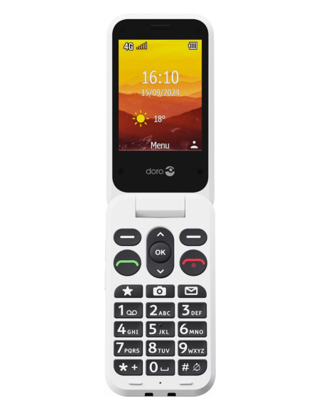 Doro Leva L20 7,11 cm (2.8") 132 g Rojo, Blanco Característica del teléfono