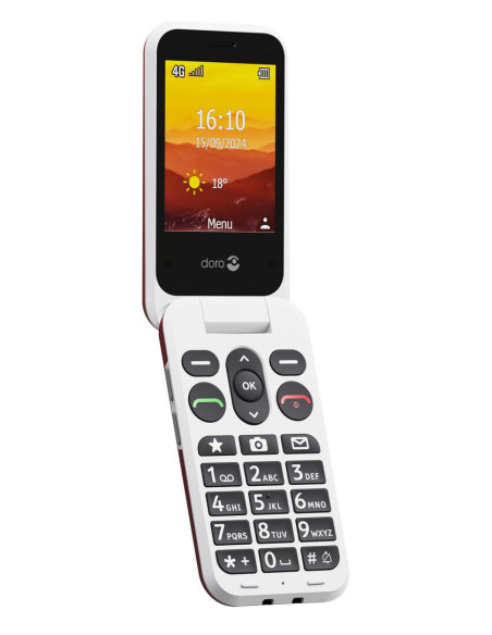 Doro Leva L20 7,11 cm (2.8") 132 g Rojo, Blanco Característica del teléfono