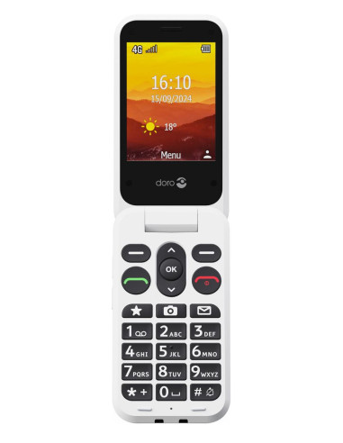 Doro Leva L30 7,11 cm (2.8") 142,7 g Rojo, Blanco Característica del teléfono