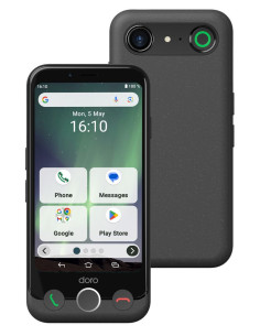 Doro Aurora A10 11,4 cm (4.5") SIM doble Android 14 4G USB Tipo C 4 GB 64 GB 3000 mAh Negro 2