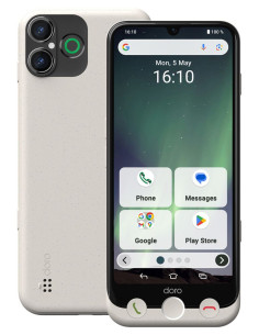 Doro Aurora A30 15,5 cm (6.1") SIM doble Android 14 4G USB Tipo C 6 GB 128 GB 5000 mAh Negro, Blanco 2