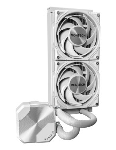 Montech HyperFlow Silent 240 Procesador Sistema de refrigeración líquida todo en uno 12 cm Blanco 1 pieza(s) 2