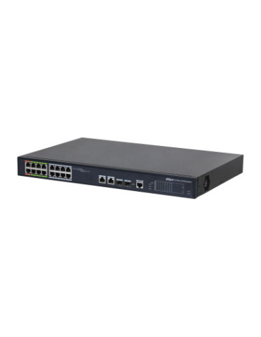 Dahua Technology ePoE DH-LR2218-16ET-240-V2 switch Gestionado L2 Fast Ethernet (10 100) Energía sobre Ethernet (PoE) Negro