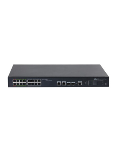 Dahua Technology ePoE DH-LR2218-16ET-240-V2 switch Gestionado L2 Fast Ethernet (10 100) Energía sobre Ethernet (PoE) Negro