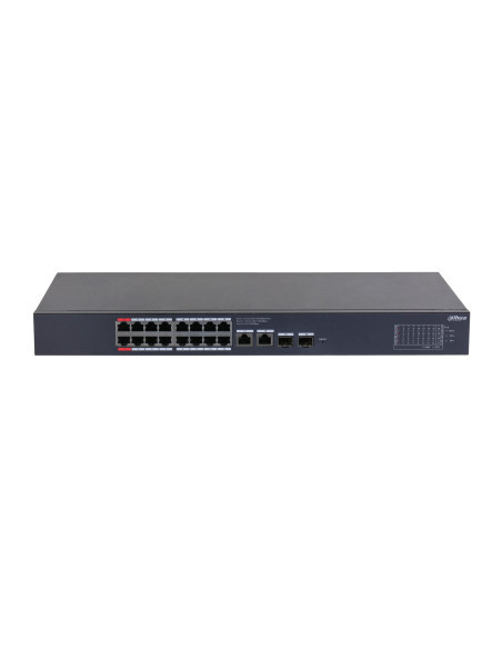 Dahua Technology CS4220-16GT-240 Gestionado L2 Gigabit Ethernet (10 100 1000) Energía sobre Ethernet (PoE) Negro