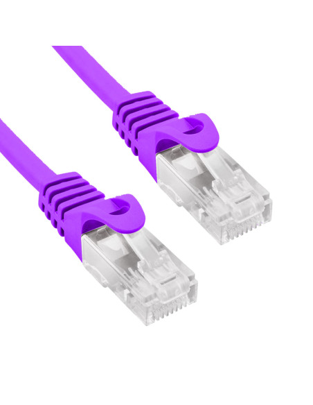 Phasak Cable de Red 100% Cu Cat.6 UTP Sólido Violeta 7 M