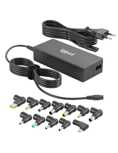 iggual CUA-C-12T-90W adaptador e inversor de corriente Interior Negro