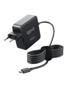 iggual PD 100W Universal Negro Corriente alterna Carga rápida Interior
