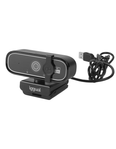 iggual USB 4K UHD WC3840 Business Pro View cámara web 8 MP 3840 x 2160 Pixeles Negro