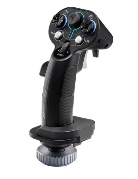 Thrustmaster Sol-R 3 AVA Add-On Grip Negro USB Palanca de vuelo Analógico Digital PC