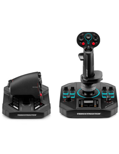 Thrustmaster Sol-R 4 HOTAS Negro USB Joystick Palanca de control lateral + cuadrante de aceleración Analógico Digital PC