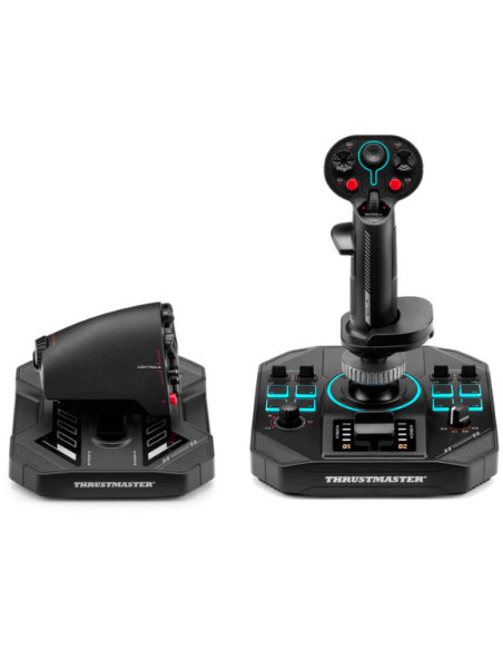 Thrustmaster Sol-R 4 HOTAS Negro USB Joystick Palanca de control lateral + cuadrante de aceleración Analógico Digital PC