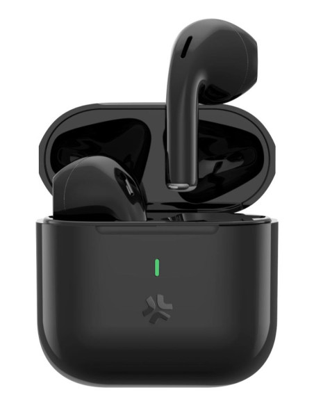 Celly COMPACTBK auricular y casco Auriculares Inalámbrico Dentro de oído Llamadas Música USB Tipo C Negro