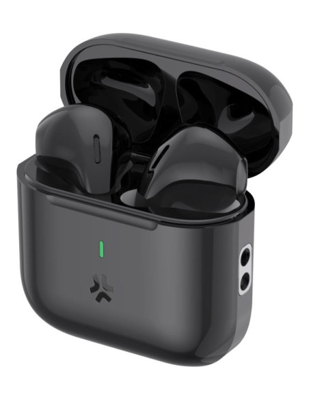 Celly COMPACTBK auricular y casco Auriculares Inalámbrico Dentro de oído Llamadas Música USB Tipo C Negro