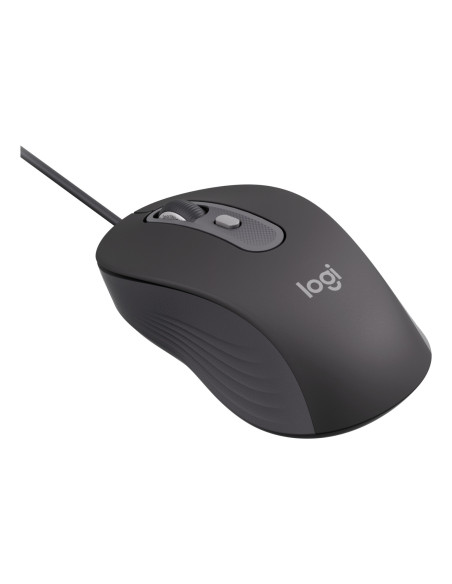 Logitech Signature Wired M520 for Business ratón Oficina Ambidextro USB Tipo C Óptico 4000 DPI